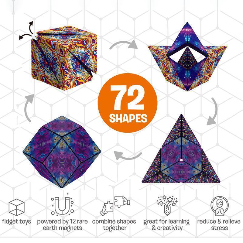 Magnetic Puzzle Cube Toy for Kids