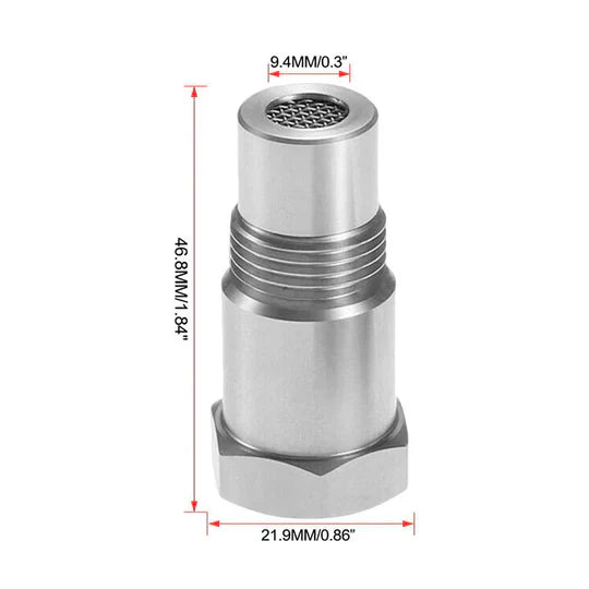 Oxygen Sensor Adapter with Mini Catalytic Converter