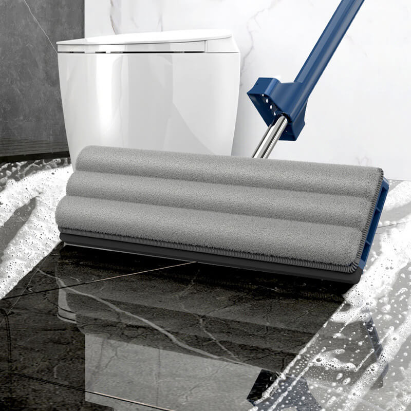 Floor Mop with Microfibre Pads and Swivel Head