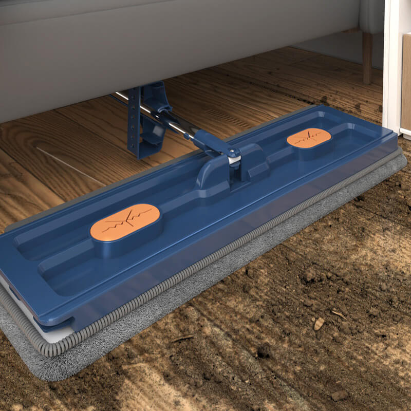 Floor Mop with Microfibre Pads and Swivel Head
