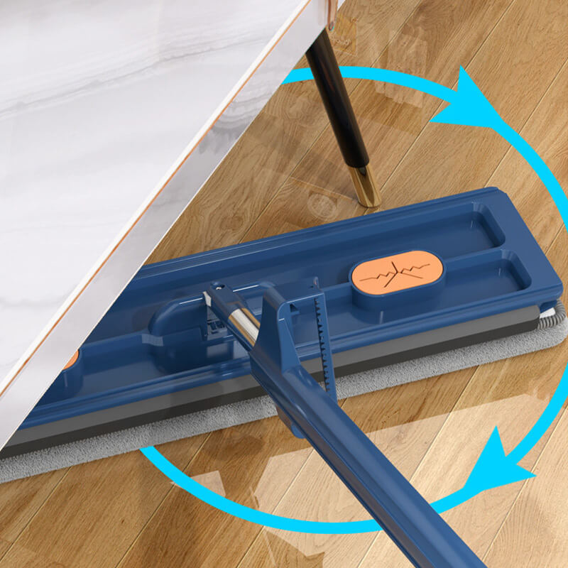 Floor Mop with Microfibre Pads and Swivel Head
