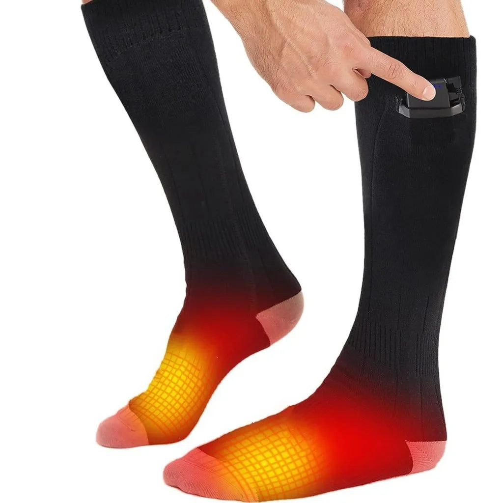 Heated Thermal Socks with Rechargeable Battery