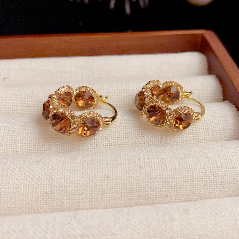 French Vintage Genuine Gold-Plated Earrings