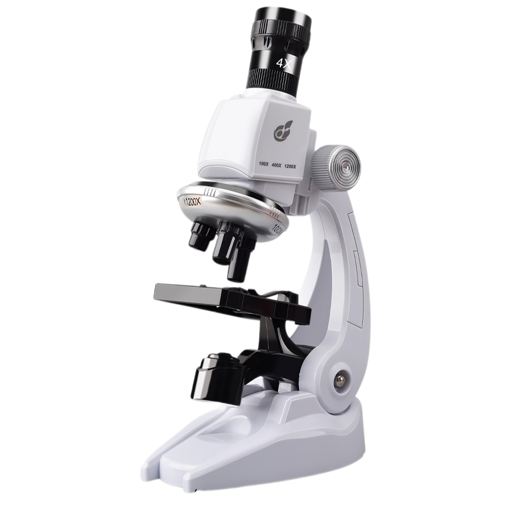 Microscope Kit Kids Plastic Educational Toy
