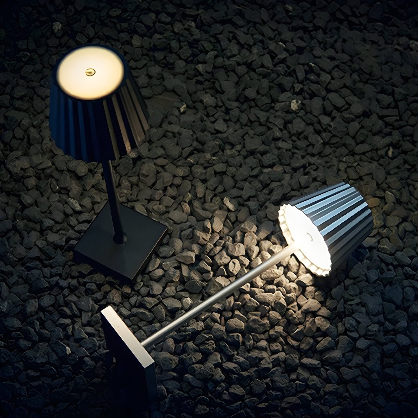 Wireless Table Lamp | Touch Control & USB Charging for Living Room