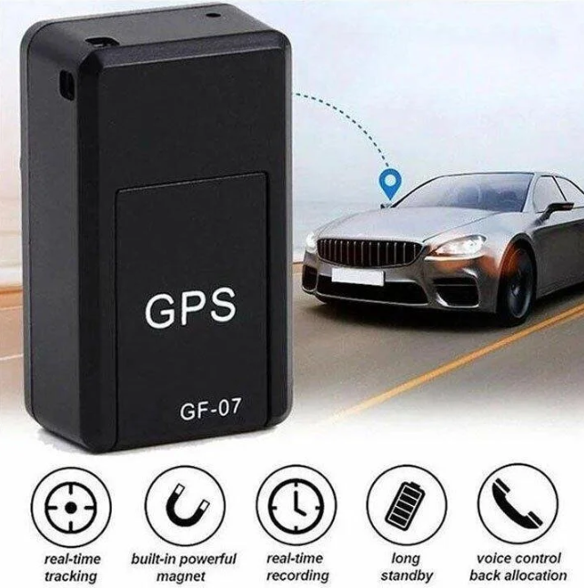 GPS Tracker Real Time Vehicle Locator Black