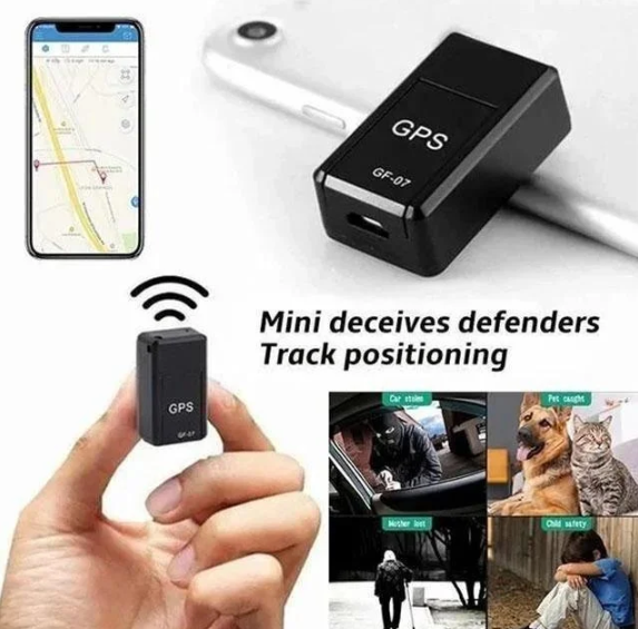 GPS Tracker Real Time Vehicle Locator Black