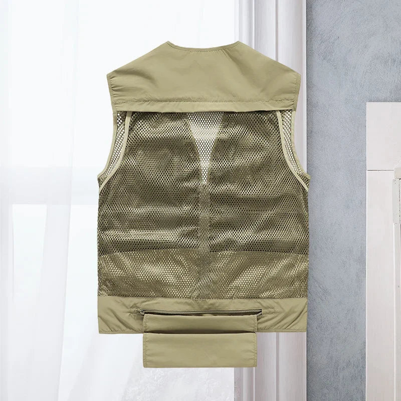 Breathable Cargo Vest for Hot Days