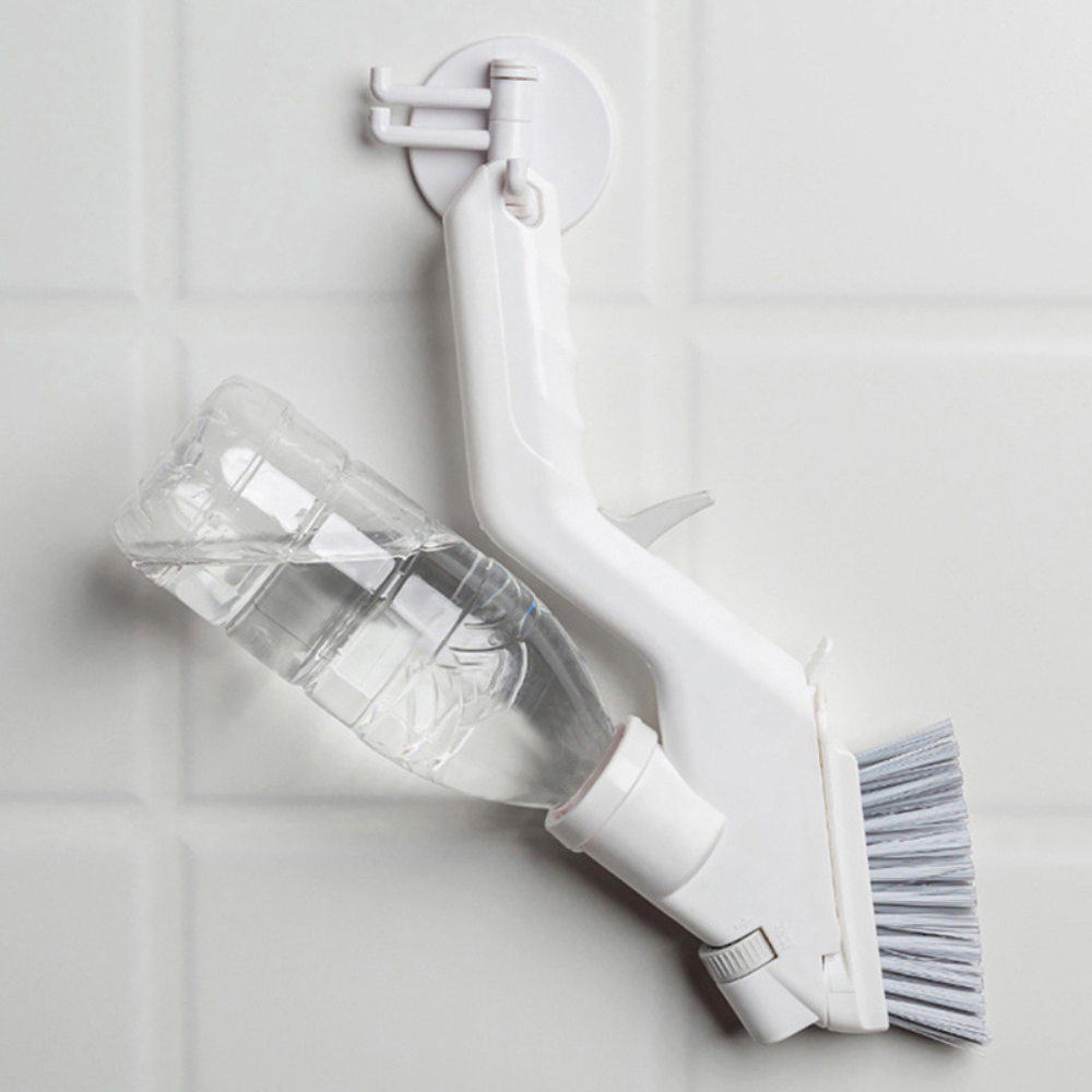 Bathroom Tile Scrubber with Soap Dispenser