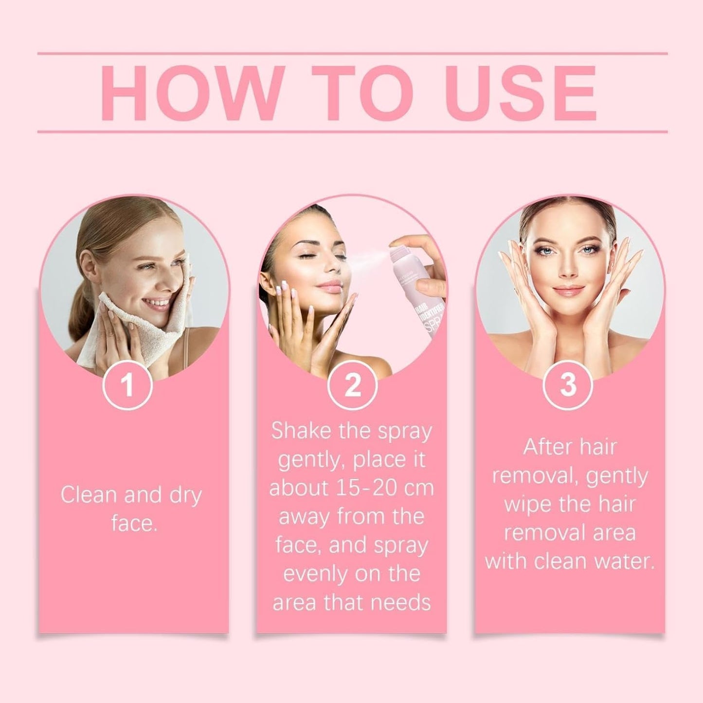 Shaving Spray | Facial Hair Identifier Mist for Skincare