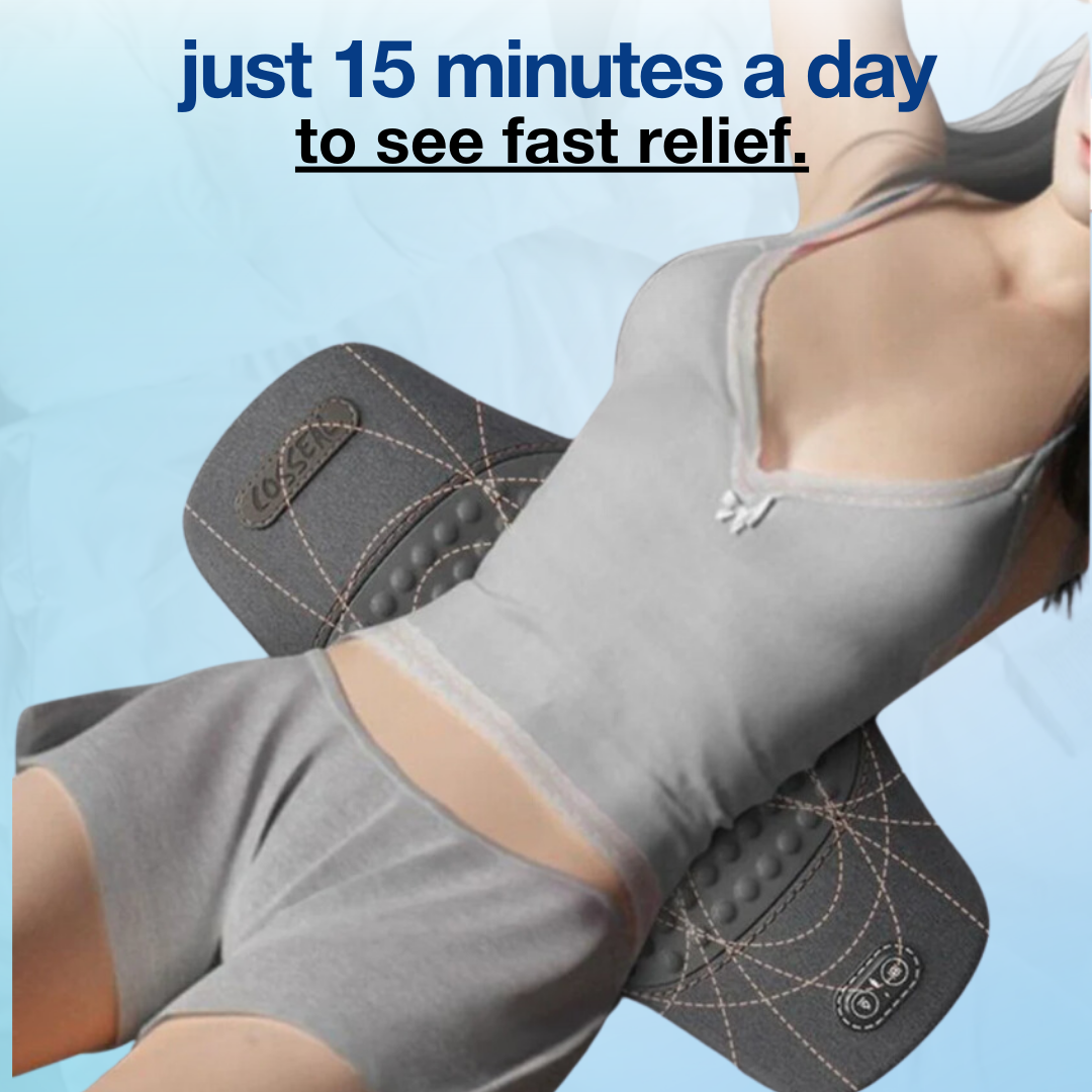 3-IN-1 LUMBAR MASSAGER PILLOW
