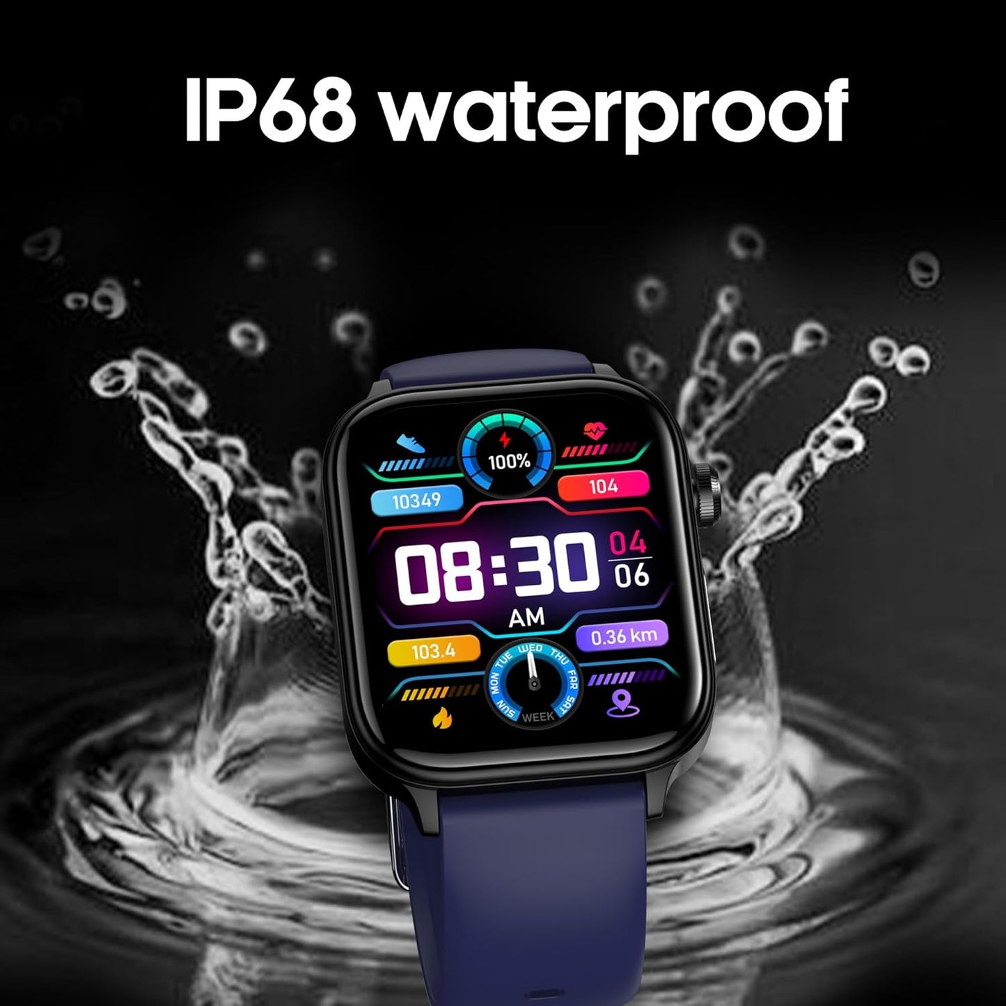 Indestructible Smart Watch Glucose and Fitness Tracking