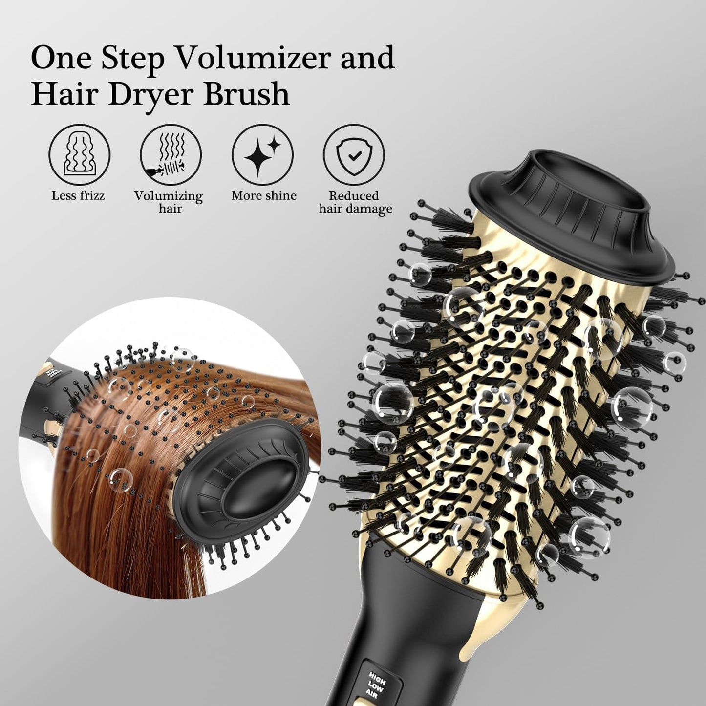 Hot Air Brush | Volumising Hair Styler for Home Use