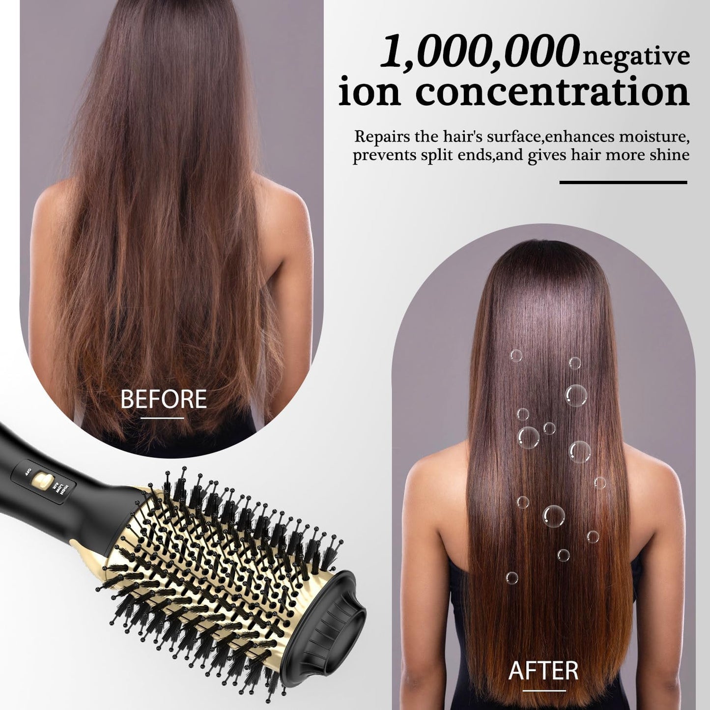 Hot Air Brush | Volumising Hair Styler for Home Use
