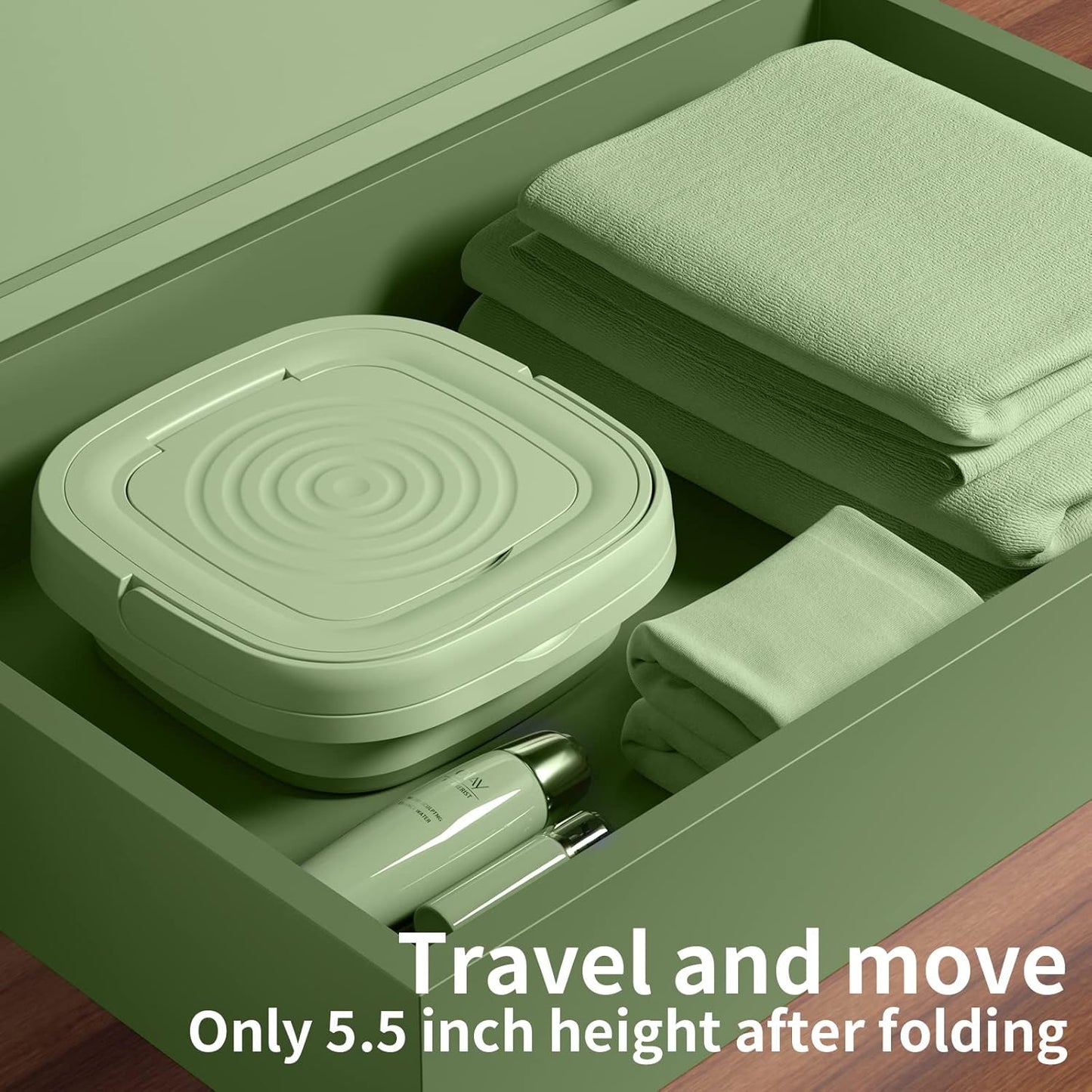 Portable Washing Machine for Travel and Small Spaces
