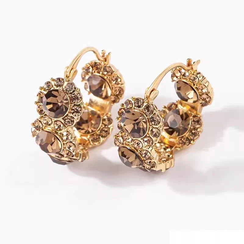 French Vintage Genuine Gold-Plated Earrings