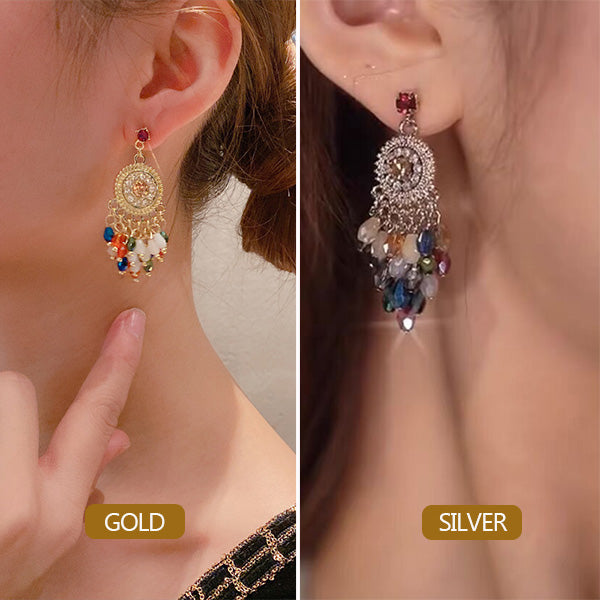 Handmade Ethnic Style Beaded Earrings (2 styles)