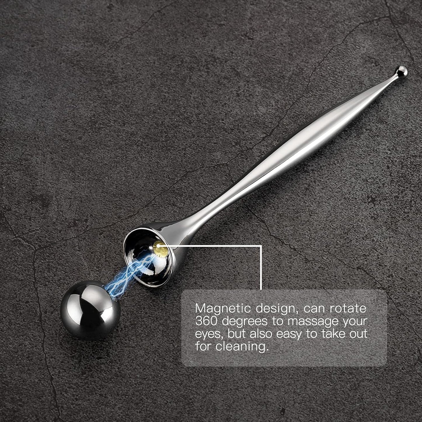 Facial Roller Stainless Steel Puffiness Massager