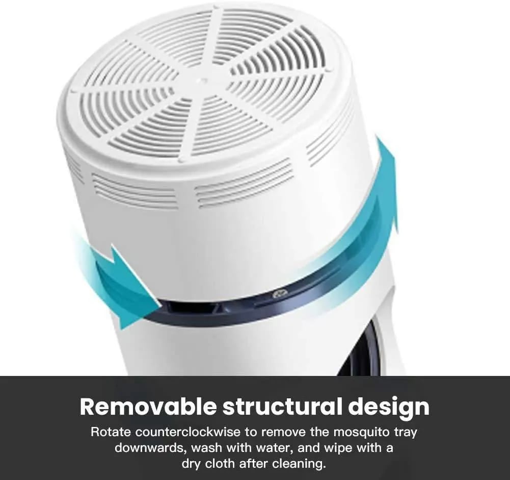 Silent UV Mosquito & Fly Zapper - Chemical-Free Pest Control for Bedrooms & Outdoors