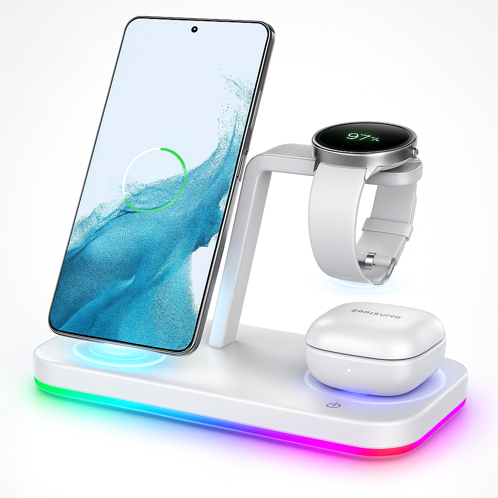 Wireless Charger Compact Multi Device Dock