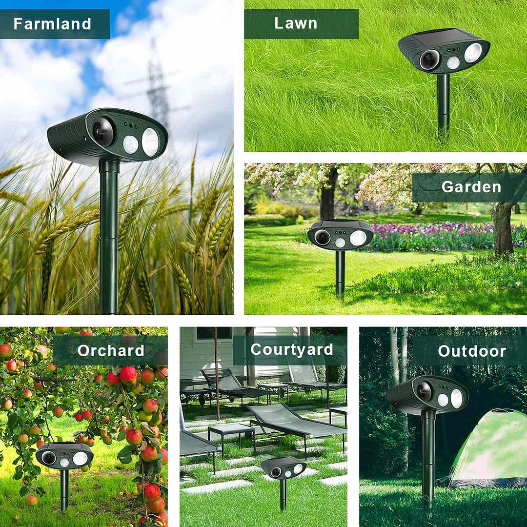 Garden Animal Repeller with Solar Sensor
