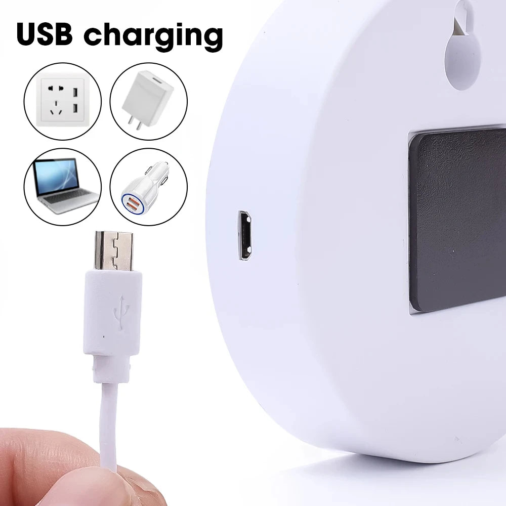 Rechargeable Motion Sensor LED Night Light – USB Lamp for Bedroom, Kitchen, Stairs & Closet
