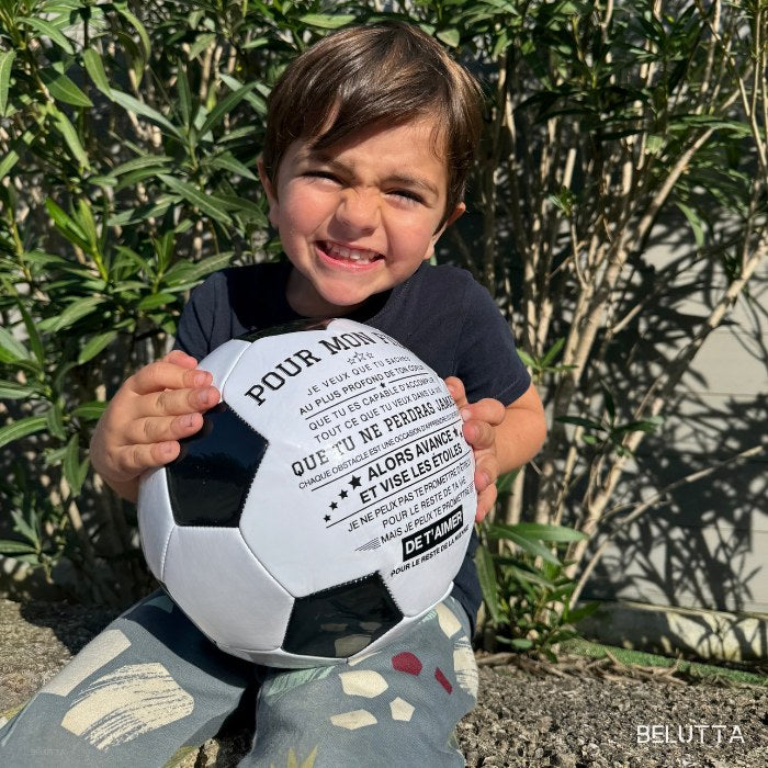 Football Gift with Motivational Message for Kids