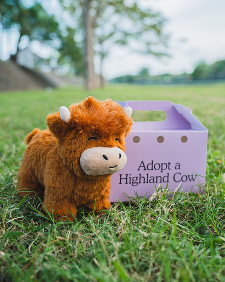 Plush Toy Cow with Soft Fur Finish
