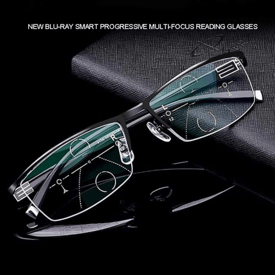 Reading Glasses with Smart Progressive Lenses