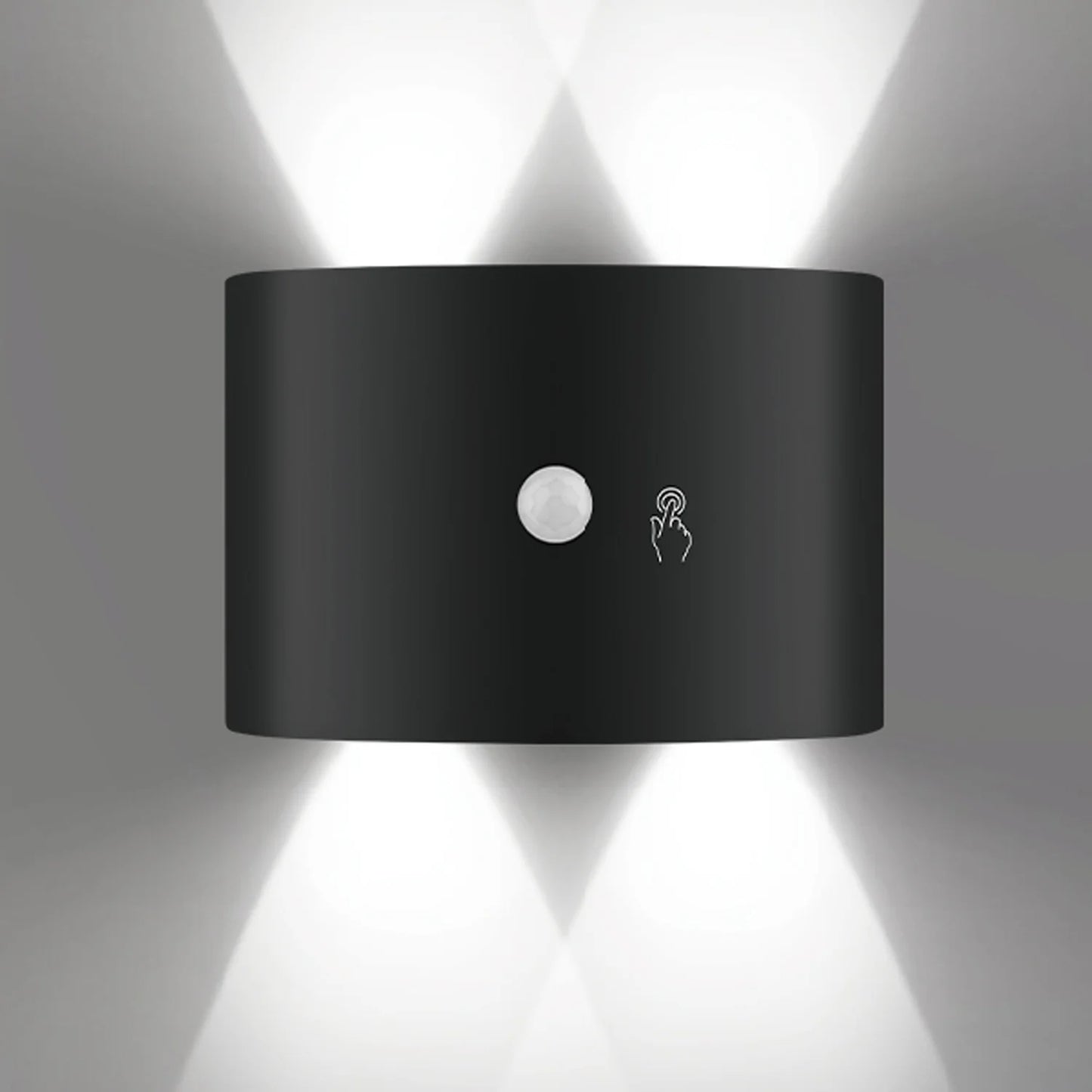 Rechargeable Motion Sensor Wall Lamp – LED Touch Control Light for Bedroom, Living Room & Corridor