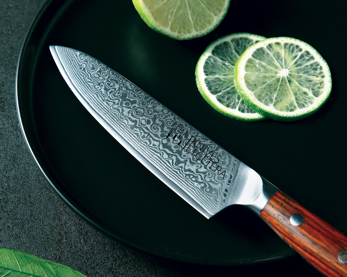 5" Damascus Utility Knife