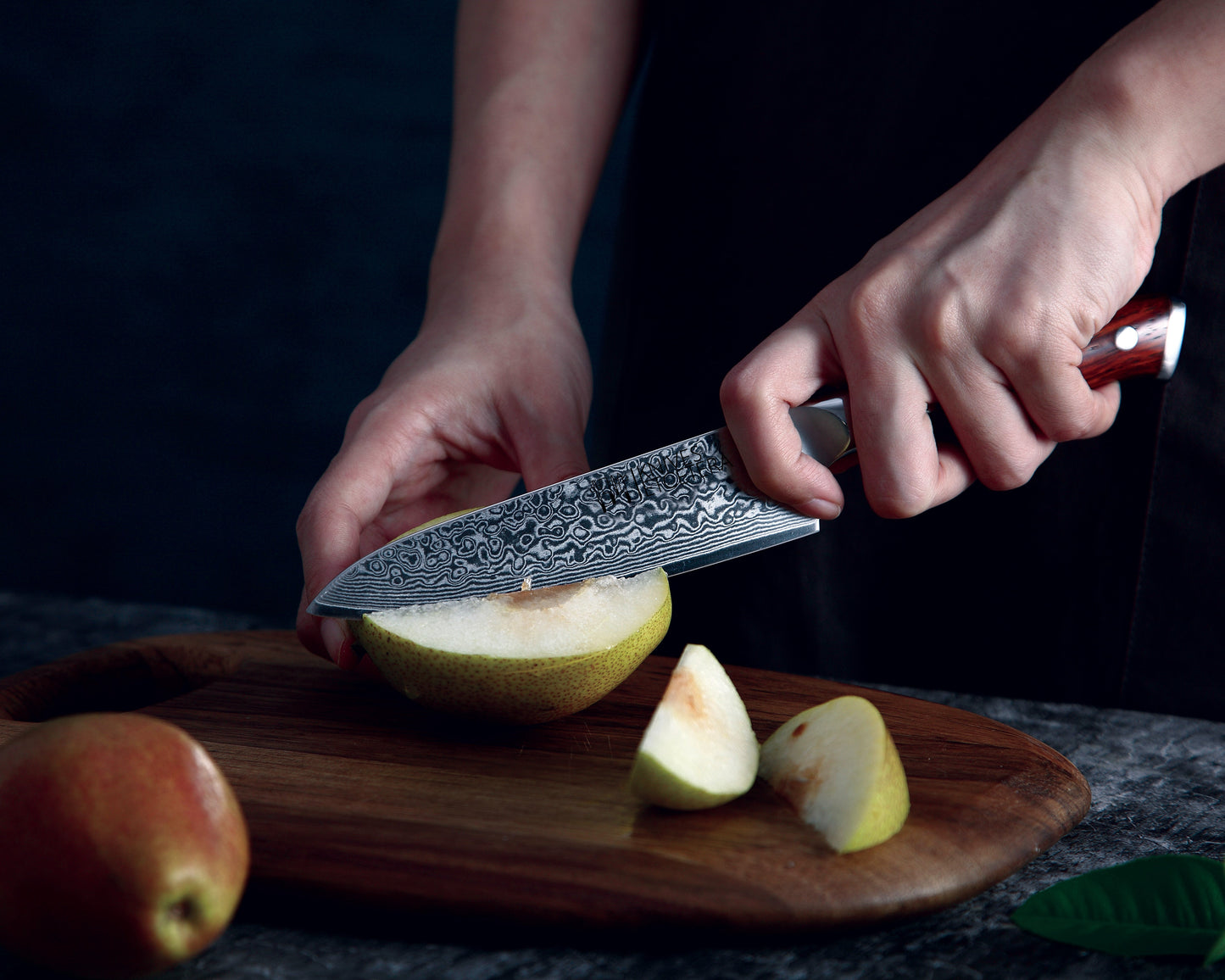 5" Damascus Utility Knife