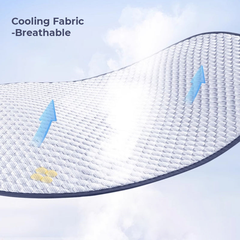 Car Seat Cover Cooling Ice Silk Design