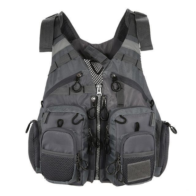 Fishing Life Vest with Multiple Storage Pockets