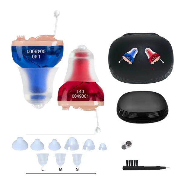 Rechargeable Invisible Hearing Aid for Adults