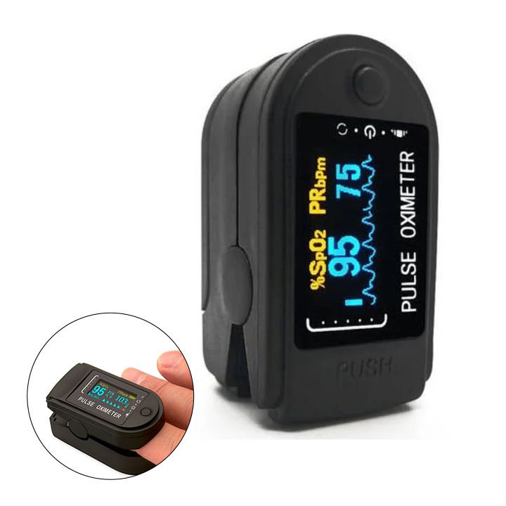 Pulse Oximeter | LED Finger Monitor for Home Use