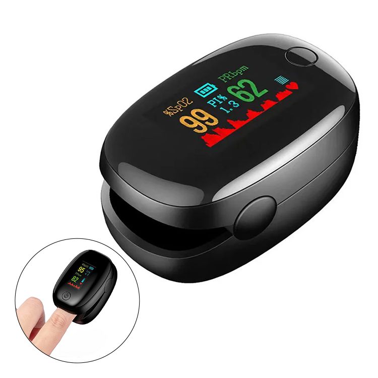 Pulse Oximeter | LED Finger Monitor for Home Use