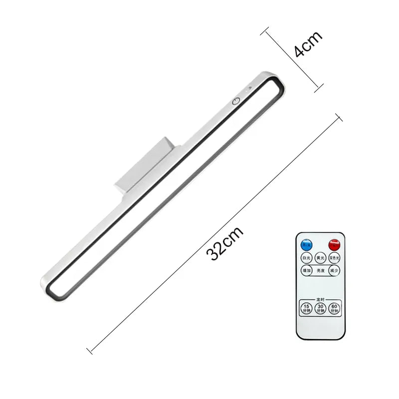 Wireless LED Desk Lamp | Adjustable Brightness for Office