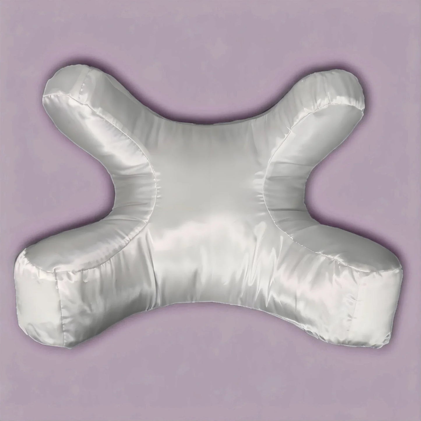 Pillow with Satin Case for Wrinkle-Free Sleep