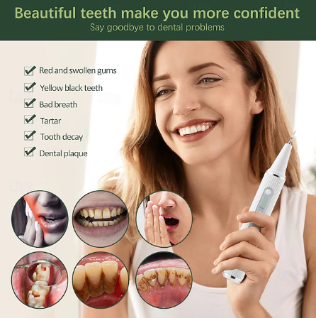 Dental Scaler | Ultrasonic Plaque Remover Tool for Home