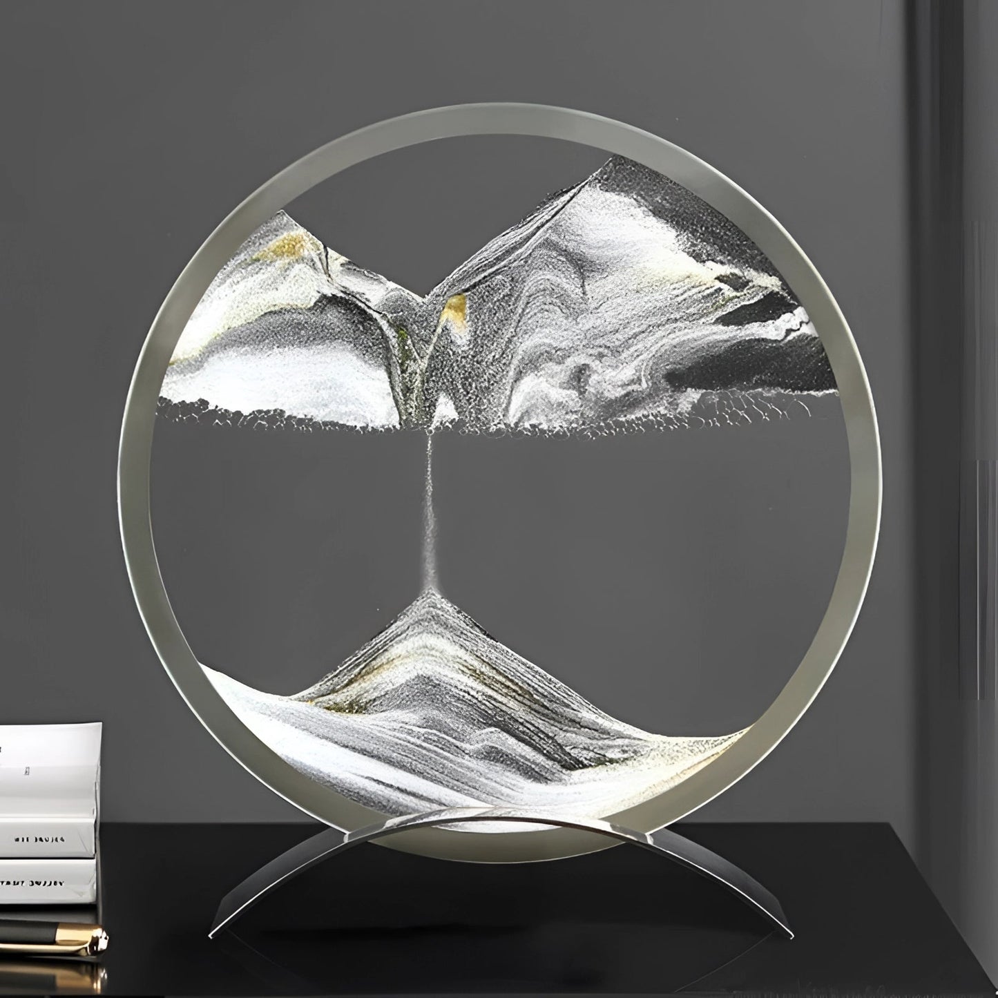 Wall Art Motion Sand Timer Light