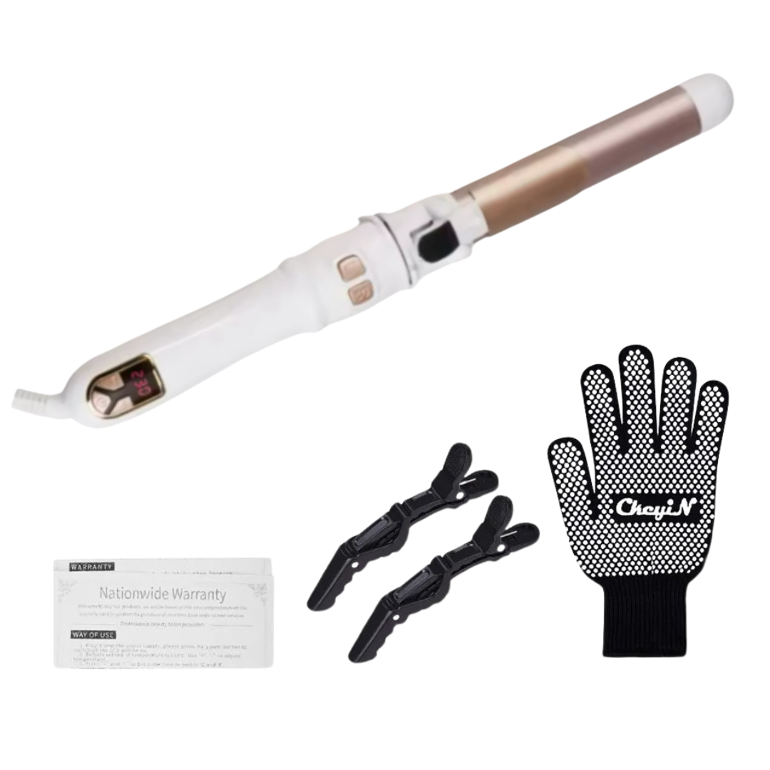 Curling Iron | Dual Barrel Hair Styler for Home Use