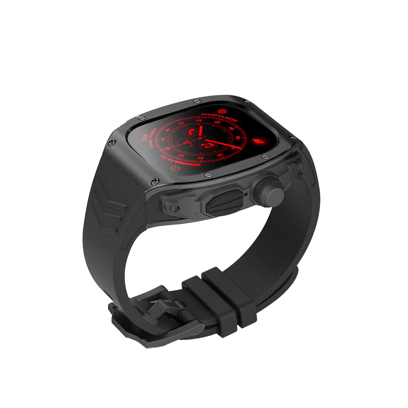 49mm watch Ultra Black steel & polymer case