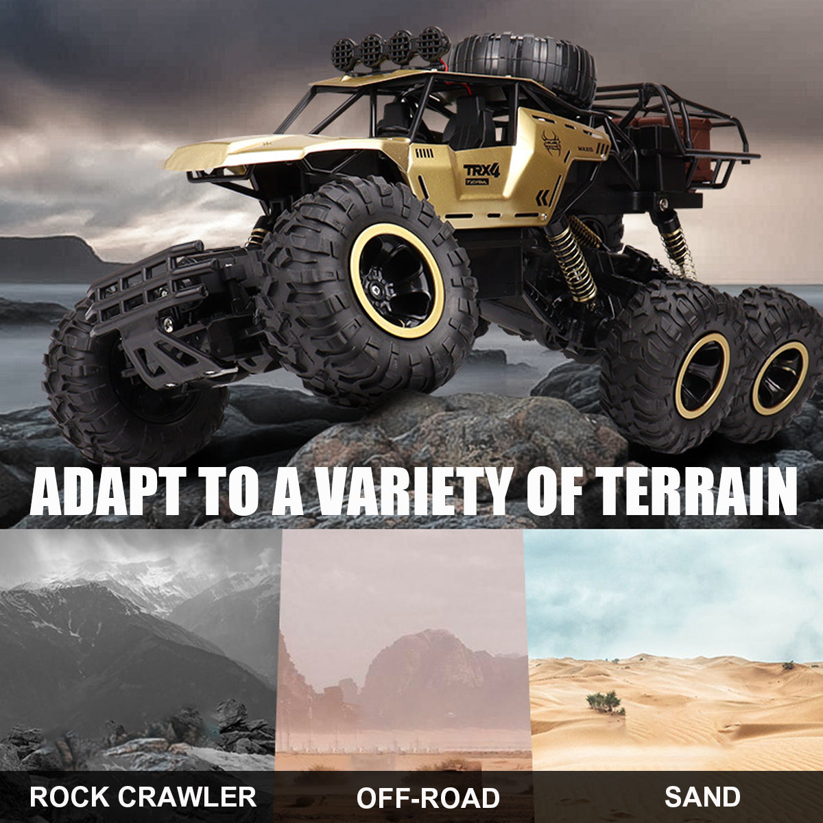 Remote Control Off-Road Monster Truck Toy