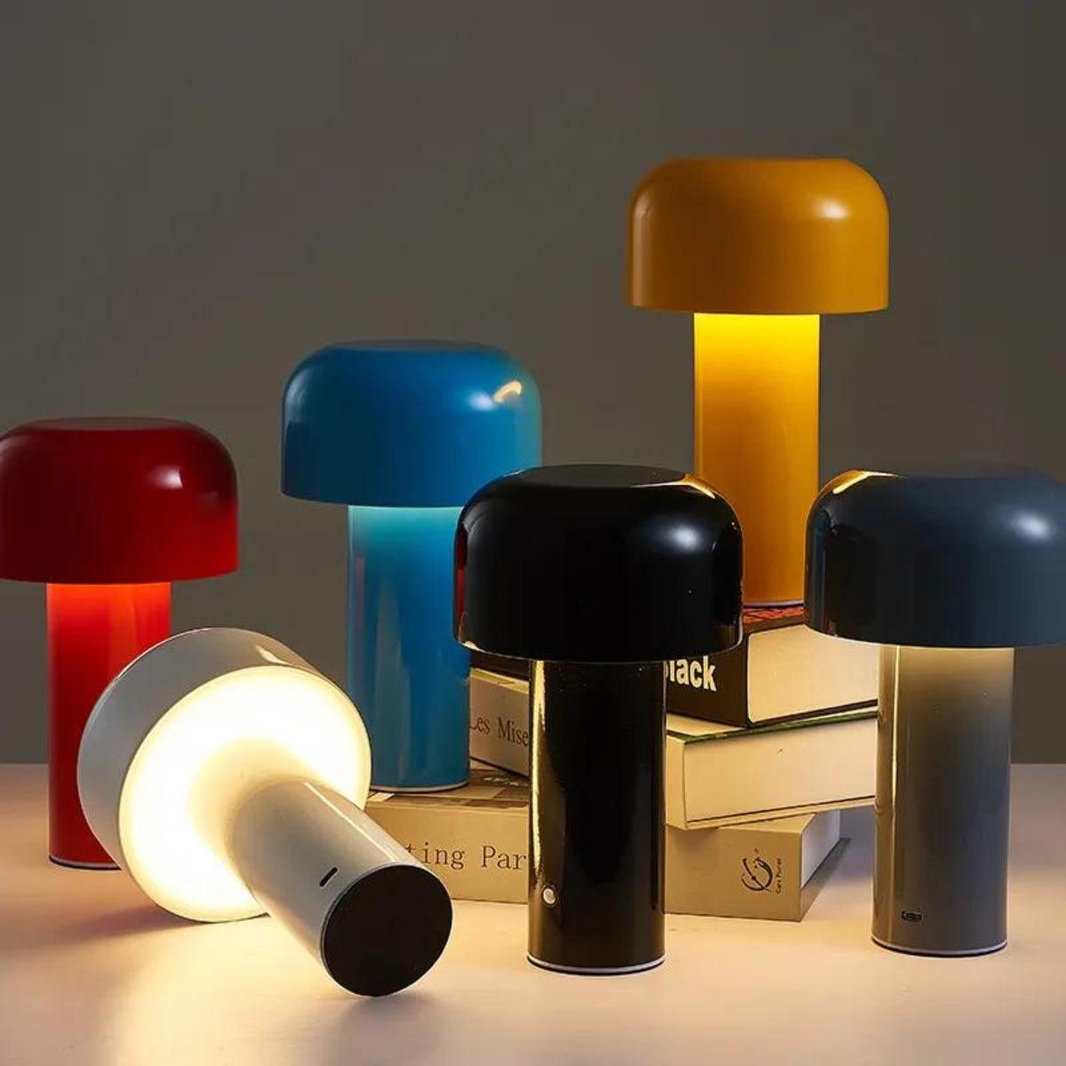 Mini Mushroom LED Lamp | Adjustable Brightness & Colorful Design for Desk or Nightstand