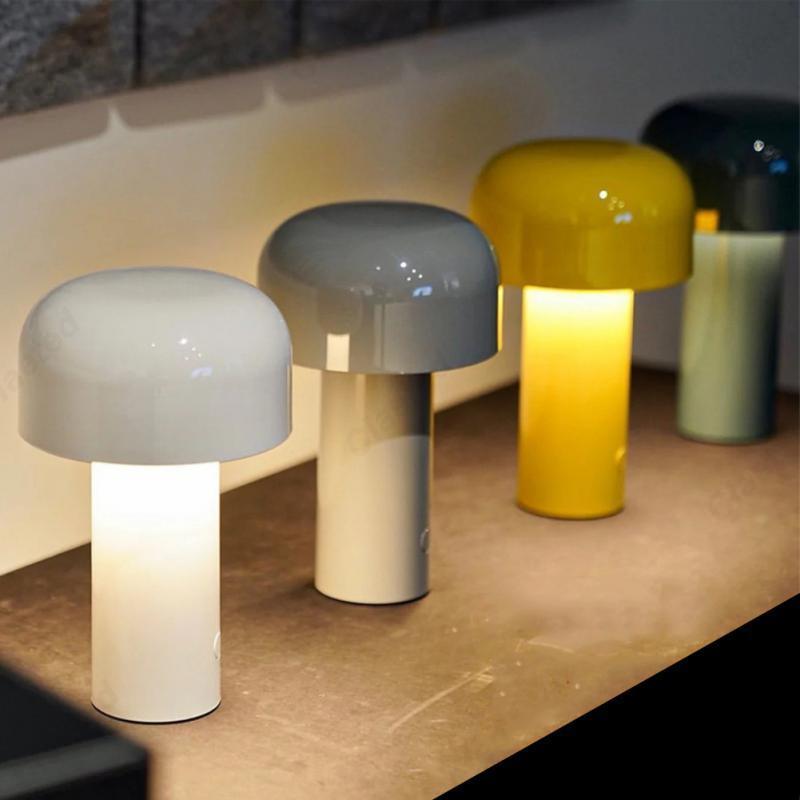 Mini Mushroom LED Lamp | Adjustable Brightness & Colorful Design for Desk or Nightstand