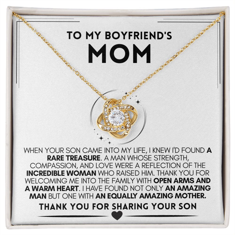 Boyfriend's Mom Necklace - Rare Treasure - Love Knot
