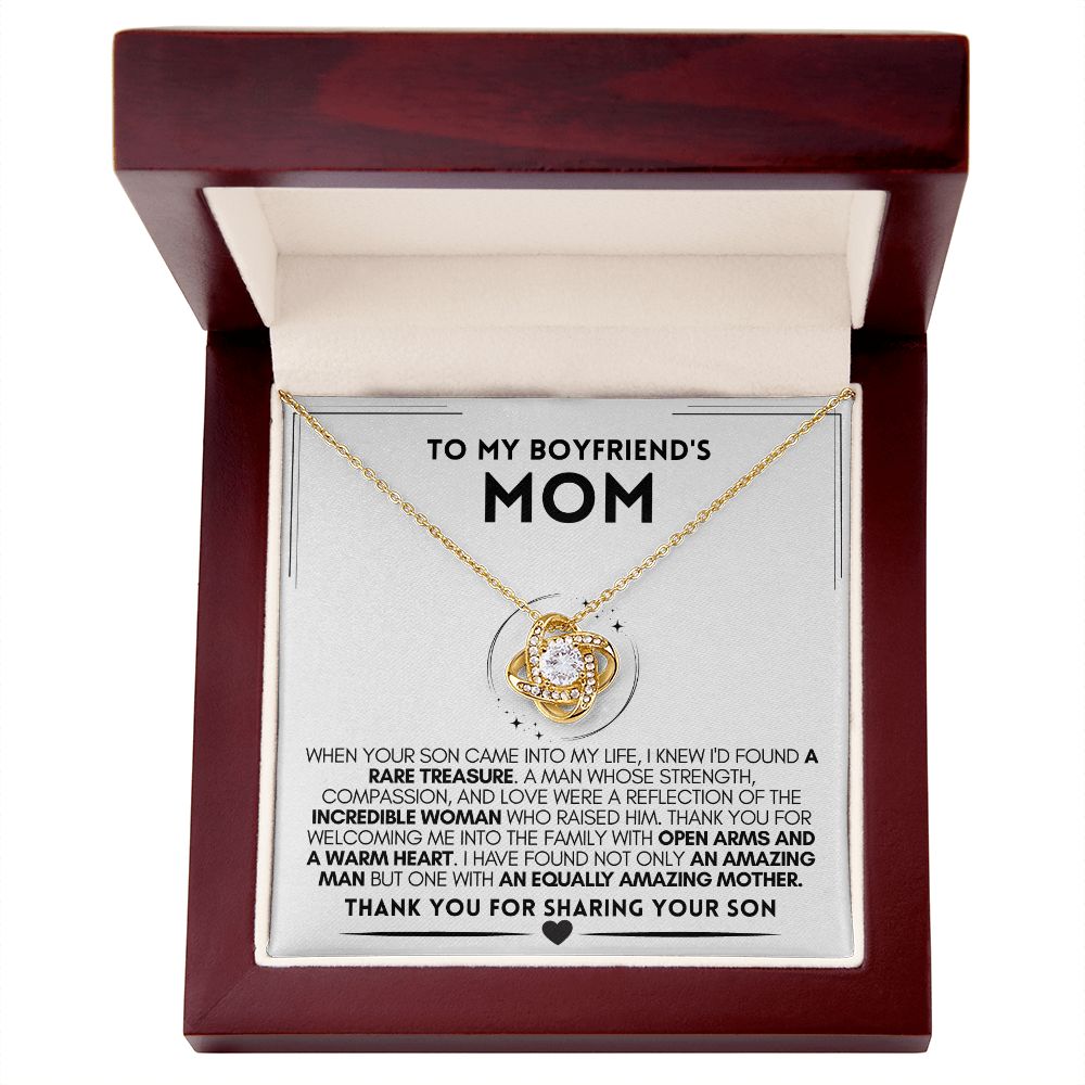 Boyfriend's Mom Necklace - Rare Treasure - Love Knot