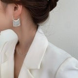 Scalloped Tassel Earrings