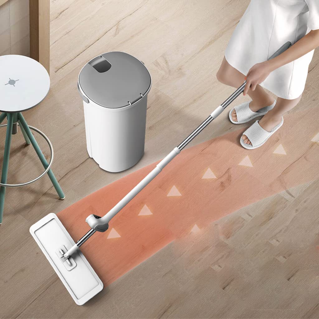 Floor Mop with 360° Swivel Self-Cleaning Head